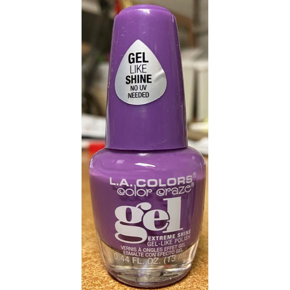 LA Colors Color Craze Gel Nail Polish - 13ml 0.44oz - #999 Graphic NEW - Picture 1 of 1